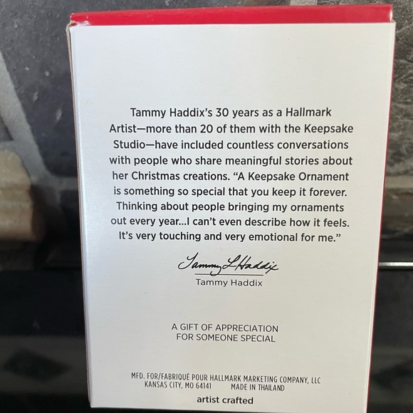 EUC Hallmark Festive snowman ornament 2023 limited edition series - Picture 3 of 4